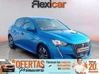 Usado Peugeot 208 Allure 101 CV (74 kW) 2020 Azul Utilitario