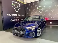 Usado Audi A3 S-Line 150 CV (110 kW) 2021 Azul Berlina