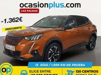 Usado Peugeot 2008 GT-line 131 CV (96 kW) 2020 Naranja SUV
