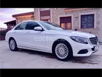 Usado Mercedes C220 Exclusive 170 CV (125 kW) 2015 Blanco Berlina