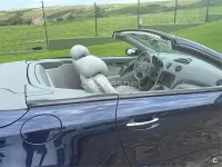 Usado Mercedes SL350 245 CV (180 kW) 2007 Azul Descapotable