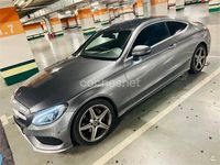 Usado Mercedes C220 170 CV (125 kW) 2017 Gris / plata Coupe