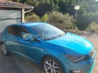 Usado Seat Leon XCELLENCE 150 CV (110 kW) 2017 Azul Berlina