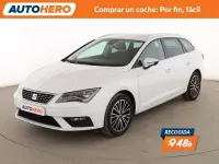 Usado Seat Leon XCELLENCE 150 CV (110 kW) 2018 Blanco Familiar