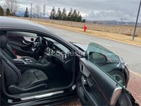 Usado Mercedes C220 AMG line 170 CV (125 kW) 2017 Negro Coupe