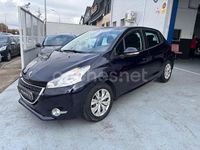 Usado Peugeot 208 Access 82 CV (60 kW) 2014 Azul Utilitario