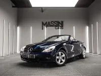 Usado Mercedes SLK200 163 CV (119 kW) 2006 Azul Descapotable