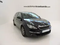 Usado Peugeot 308 SW Style 130 CV (95 kW) 2016 Negro Familiar