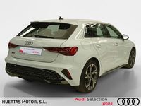 Usado Audi A3 S-Line 150 CV (110 kW) 2024 Blanco Berlina