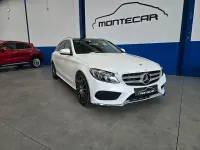Usado Mercedes C220 AMG line 170 CV (125 kW) 2014 Blanco Familiar