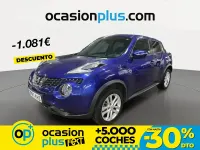 Käytetty Nissan Juke N-Connecta 115 HP (84 kW) 2018 Sininen Katumaasturi