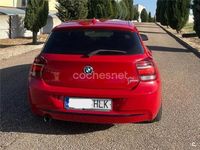 Usado BMW 118 Sport Line 143 CV (105 kW) 2012 Rojo Utilitario