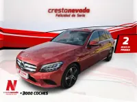 Usado Mercedes C200 160 CV (117 kW) 2020 Granate Familiar