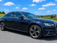 Usado Audi A4 S-Line 150 CV (110 kW) 2018 Negro Berlina