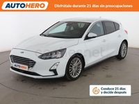 Usado Ford Focus Titanium 126 CV (92 kW) 2019 Blanco Berlina