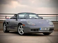 Usado Porsche Boxster 220 CV (161 kW) 2001 Gris / plata Descapotable