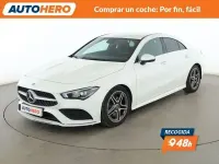 Usado Mercedes CLA200 AMG line 150 CV (110 kW) 2019 Blanco Coupe