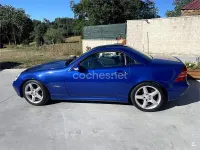 Usado Mercedes SLK200 163 CV (119 kW) 2001 Azul Descapotable