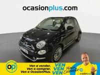 Usado Fiat 500 Lounge 69 CV (50 kW) 2016 Negro Descapotable