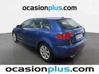 Usado Audi A3 Sportback Ambiente 140 CV (102 kW) 2007 Azul Utilitario
