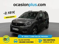Usado Peugeot Rifter GT-line 130 CV (95 kW) 2020 Gris Monovolumen