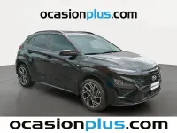 Usado Hyundai Kona N Line 136 CV (100 kW) 2021 Negro SUV
