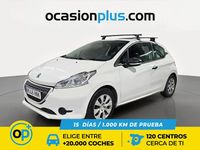 Usado Peugeot 208 Access 82 CV (60 kW) 2013 Blanco Utilitario