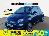 Usado Fiat 500 Dolcevita 70 CV (51 kW) 2022 Azul Descapotable