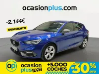 Usado Seat Leon FR 150 CV (110 kW) 2021 Azul