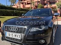 Usado Audi S4 333 CV (244 kW) 2009 Negro Familiar