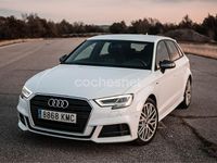 Usado Audi A3 S-Line 150 CV (110 kW) 2018 Blanco Berlina