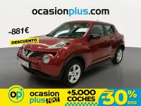 Usado Nissan Juke Visia 94 CV (69 kW) 2015 Rojo SUV