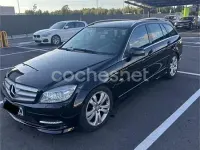 Usado Mercedes C220 Avantgarde 170 CV (125 kW) 2008 Negro Familiar