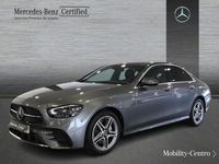 Usado Mercedes E220 AMG line 194 CV (142 kW) 2021 Selenitgrey  metallic paint Berlina