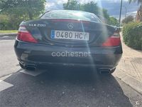 Usado Mercedes SLK200 184 CV (135 kW) 2011 Negro Descapotable