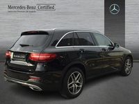 Usado Mercedes GLC220 AMG line 170 CV (125 kW) 2019 Negro SUV
