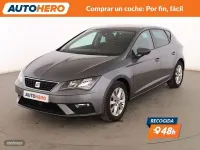 Usado Seat Leon Style 125 CV (91 kW) 2017 Gris Berlina