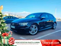 Usado Audi A3 S-Line 310 CV (228 kW) 2014 Negro Berlina