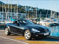 Usado Mercedes SLK200 163 CV (119 kW) 2004 Negro Descapotable