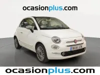 Usado Fiat 500C Lounge 69 CV (50 kW) 2017 Blanco Descapotable