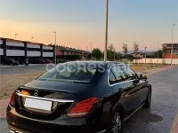 Usado Mercedes C200 Elegance 136 CV (100 kW) 2015 Negro Berlina