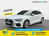 Brugt Audi A3 S-Line 150 HK (110 kW) 2023 Hvid Sedan