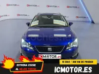 Usado Seat Leon Style 130 CV (95 kW) 2018 Azul Berlina