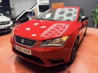 Usado Seat Leon Style 105 CV (77 kW) 2014 Rojo Utilitario