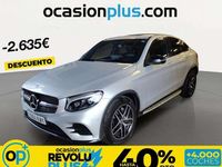 Usado Mercedes GLC220 AMG 170 CV (125 kW) 2019 Plateado Coupe