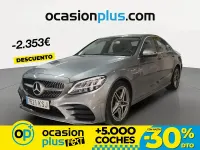 Usado Mercedes C200 184 CV (135 kW) 2018 Gris Berlina