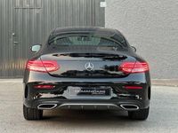 Usado Mercedes C220 AMG line 170 CV (125 kW) 2016 Negro Coupe