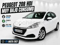Usado Peugeot 208 Business-Line 75 CV (55 kW) 2017 Blanco Utilitario