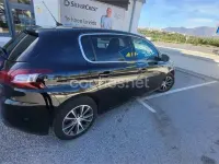 Usado Peugeot 308 Style 130 CV (95 kW) 2016 Negro Berlina
