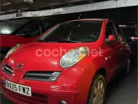 Usado Nissan Micra Acenta 88 CV (64 kW) 2007 Rojo Berlina